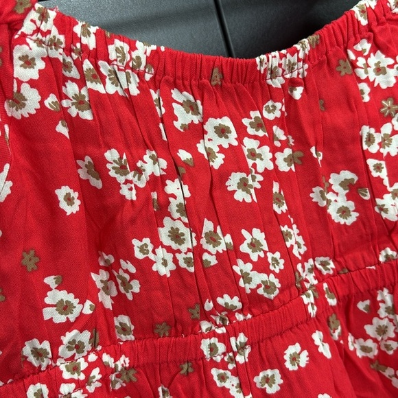 Roxy Girl Sheered back,flutter cap sleeve, scoop, neck, elastic waist, mini - Picture 2 of 5